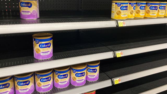 Baby formula shortage has parents on the hunt for product