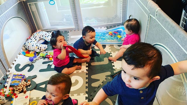 Dallas quintuplets celebrating first birthday as happy, healthy babies