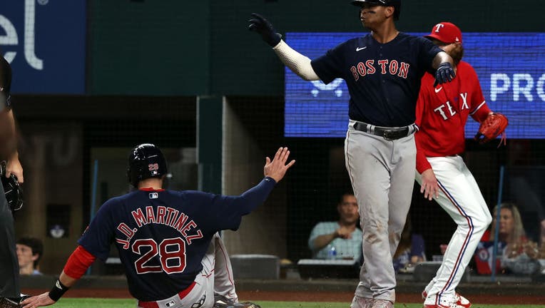 Only In Boston on X: J.D. Martinez's first trip to Fenway Park in