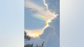 Florida woman spots 'fire rainbow' in sky