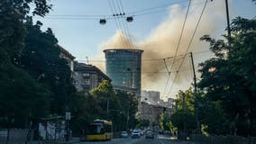 Kyiv hit with several Russian missiles