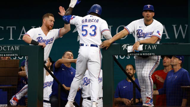 Garcia HR, Barlow bounces back for Texas in 3-2 win over Mariners