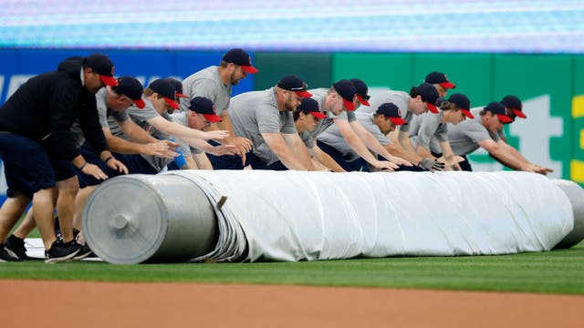 Rangers, Guardians postponed by rain, doubleheader Tuesday