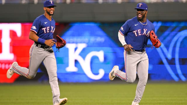 Garver, Calhoun power Rangers to 10-4 win over Royals