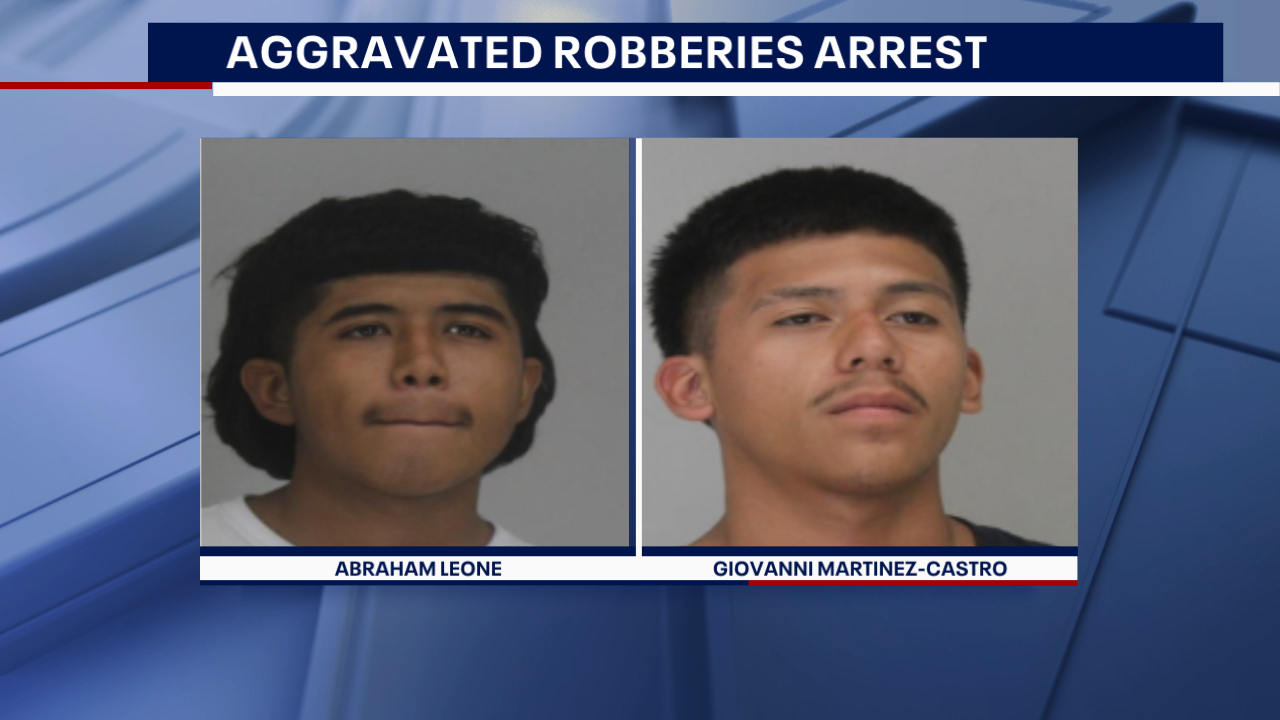 2 Dallas teens arrested in connection to 10 aggravated robberies