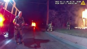 Man driving by burning home leaps into action, saves 5 sleeping children