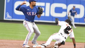 Orioles complete 3-game sweep of Rangers with 2-1 win