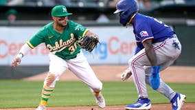 Cole Irvin strikes out 8 over 7 innings, A's beat Rangers