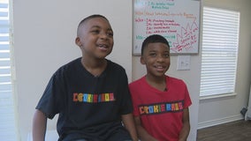 North Texas brothers busy baking cookies for summer cash