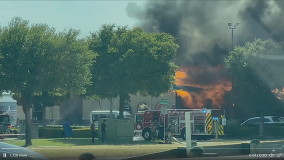 4-alarm fire destroys Irving hotel near DFW Airport