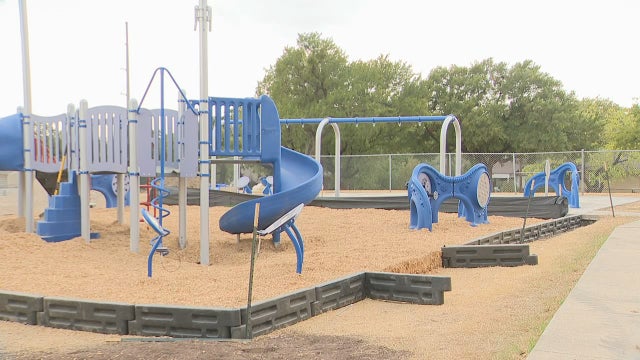 Volunteers build student-designed playground in Fort Worth neighborhood