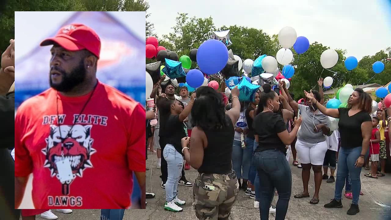 Coach killed in shooting at youth football game in Lancaster remembered with balloon release Coach killed in shooting at youth football game in Lancaster remembered with balloon release