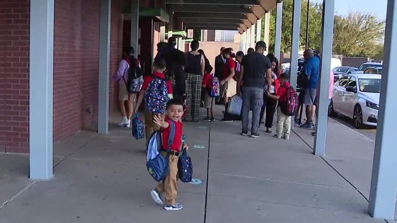 BacktoSchool It's the first day of school for most kids in North Texas