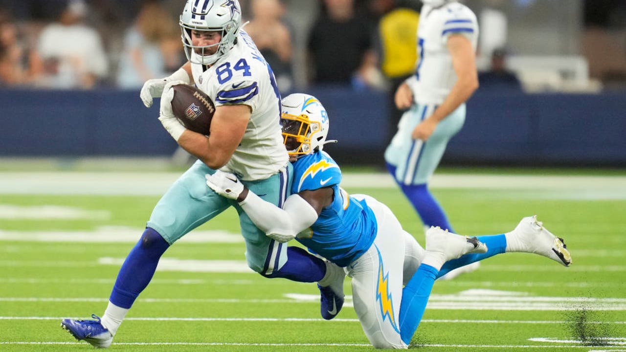 Dallas Cowboys win on last-second field goal against Chargers