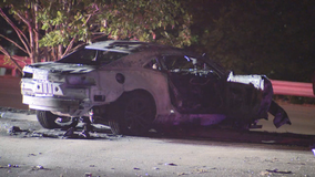 Driver dies in fiery crash in Dallas