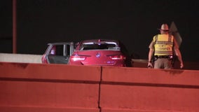 2 dead in head-on wrong-way crash on Bush Turnpike