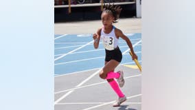 North Texas 7-year-old labeled 'fastest kid in the nation,' sets Junior Olympics record