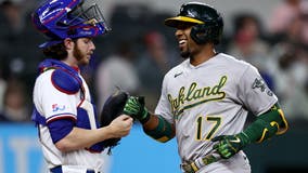 Andrus homer, Langeliers double help A's beat Rangers 5-1