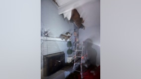 PHOTO: Lightning strikes living room of Irving home