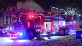 Man helps neighbors escape as fire damages Dallas apartments