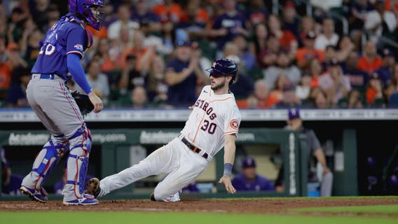 Valdez throws 7 scoreless, Astros beat Rangers 7-3