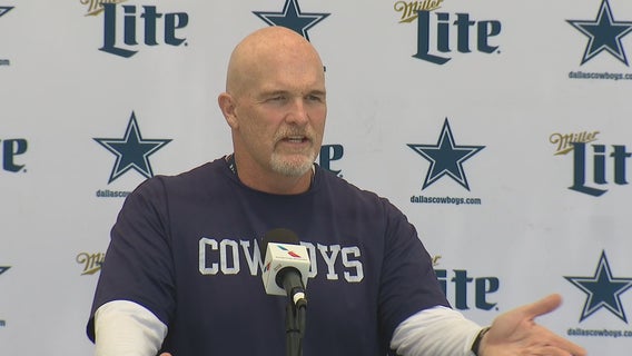 Dallas Cowboys’ Dan Quinn responds to questions about head coaching job