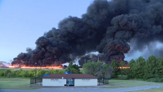 Grand Prairie residents claim 'toxic fumes' from plastic manufacturer fire left them with health issues