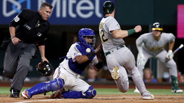 Murphy hits 2 HRs, Langeliers homers as A's roll past Texas