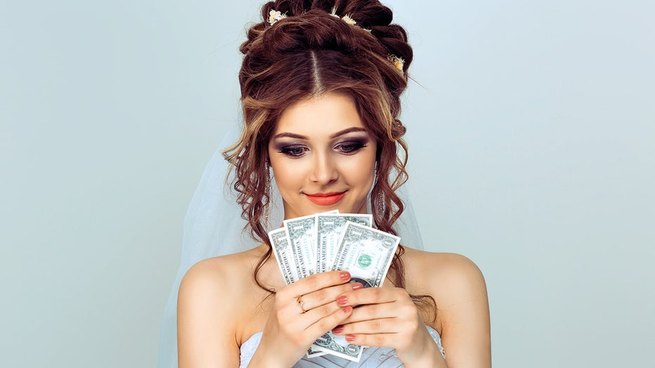 Woman with money