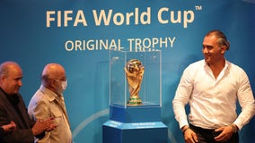 FIFA World Cup: Iran displays trophy for 1st time