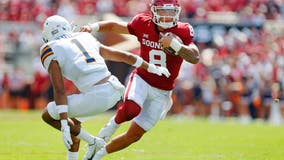 No. 9 Oklahoma beats UTEP 45-13 in Venables' coaching debut