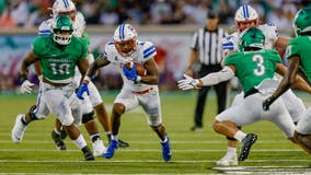 Mordecai throws 4 TD passes, SMU routs North Texas 48-10