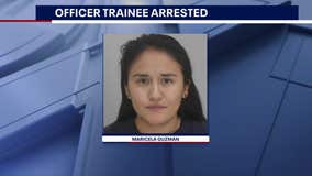 Dallas police trainee arrested on DWI, gun charges