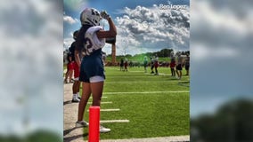 Richland High School WR Julieta Ramirez shows North Texas what it means to play like a girl