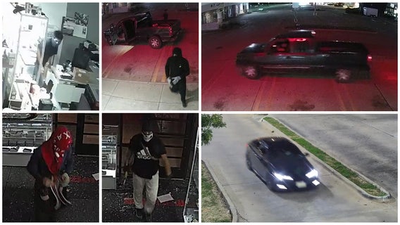 Masked men wanted for breaking into multiple North Texas gun stores