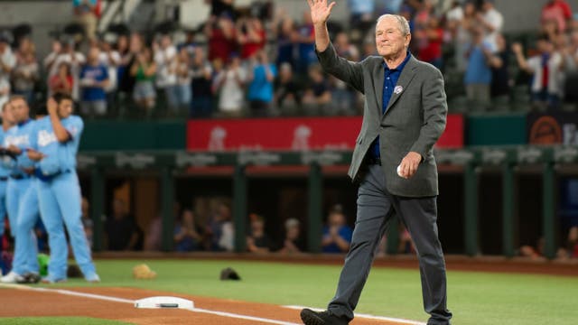 George W. Bush part of MLB's 9/11 tribute