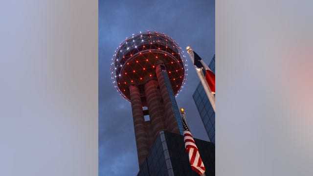 Reunion Tower is dimming its lights to protect migrating birds