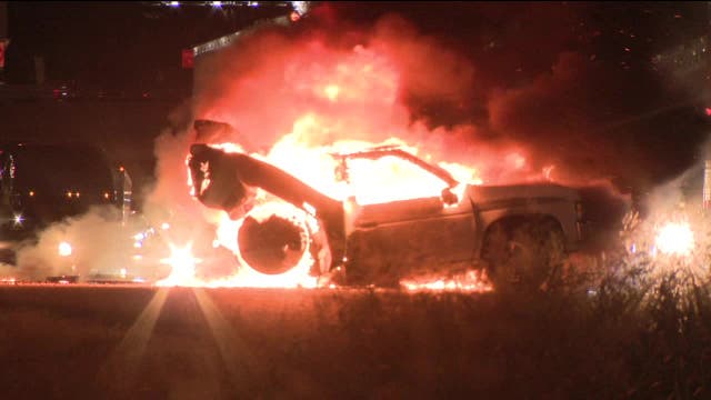 Good Samaritan saves woman after fiery crash