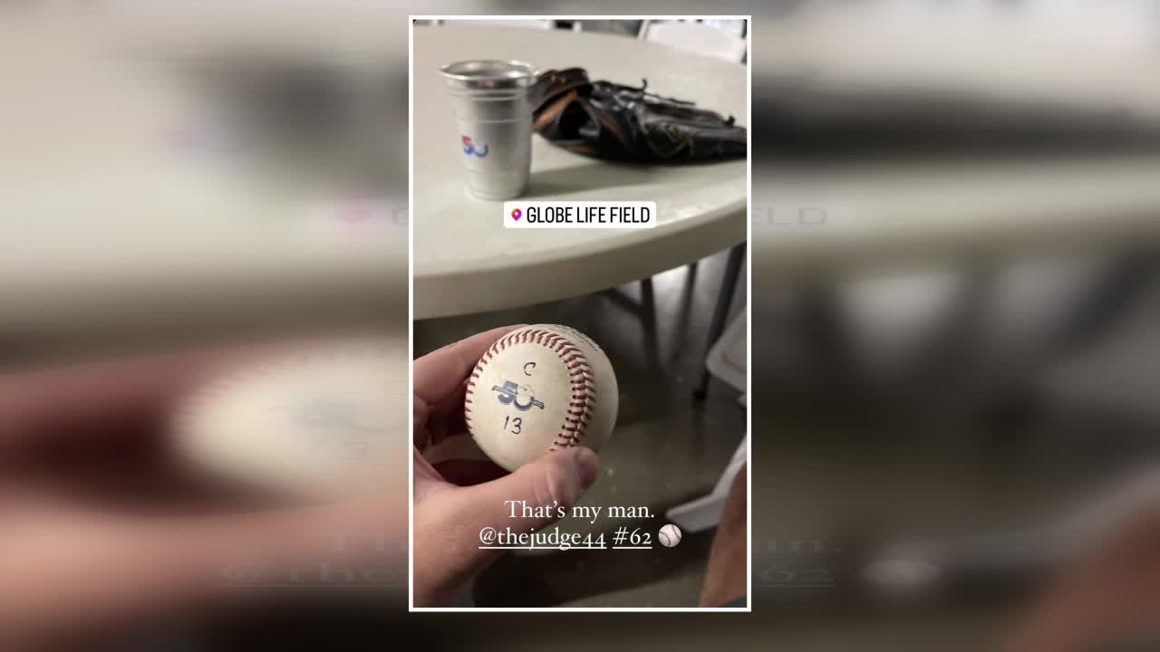 What will happen to Aaron Judge's historic 62nd home run ball?