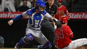 Angels rally to beat Rangers 3-2 after Suarez perfect thru 6