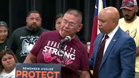 Families of Uvalde school shooting victims demand stricter gun laws in Texas