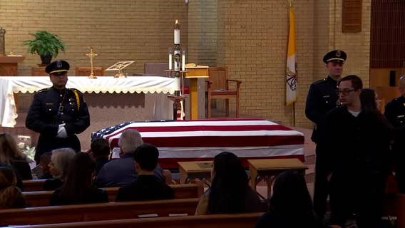 Dallas police officer killed in wrong-way crash remembered at emotional funeral service