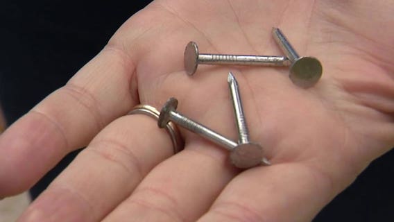 Highland Park residents say someone is intentionally leaving nails on their roads