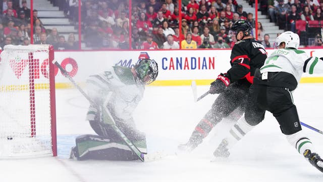 Stars fall 4-2 to Senators in first regulation loss of the season