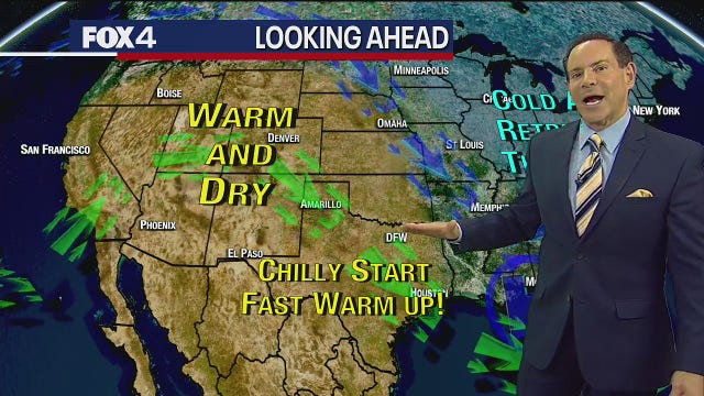 Grab a jacket! It's cold this morning, but it won't stay that way for long