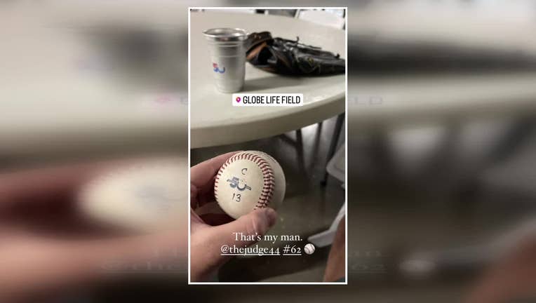 Aaron Judge's 62nd home run ball sold at auction for $1.5M