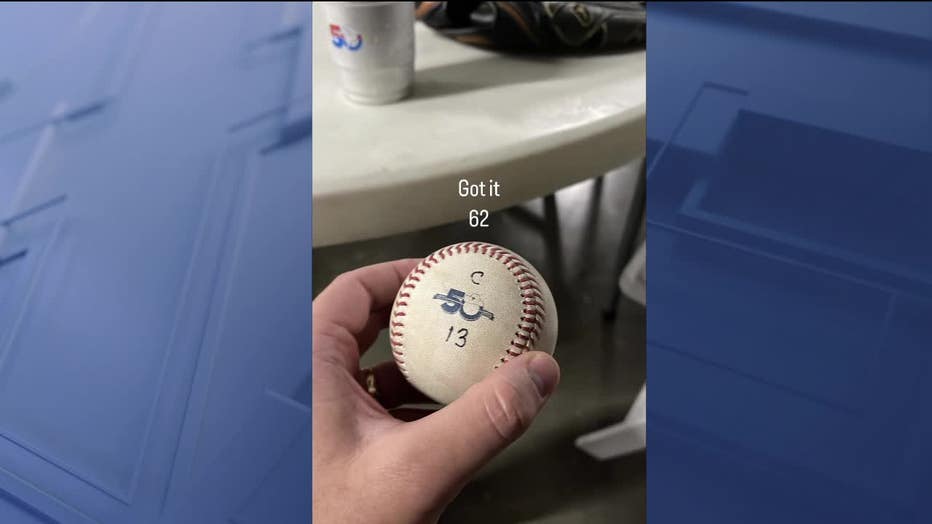 Aaron Judge's record-breaking 62nd home run ball sold at auction