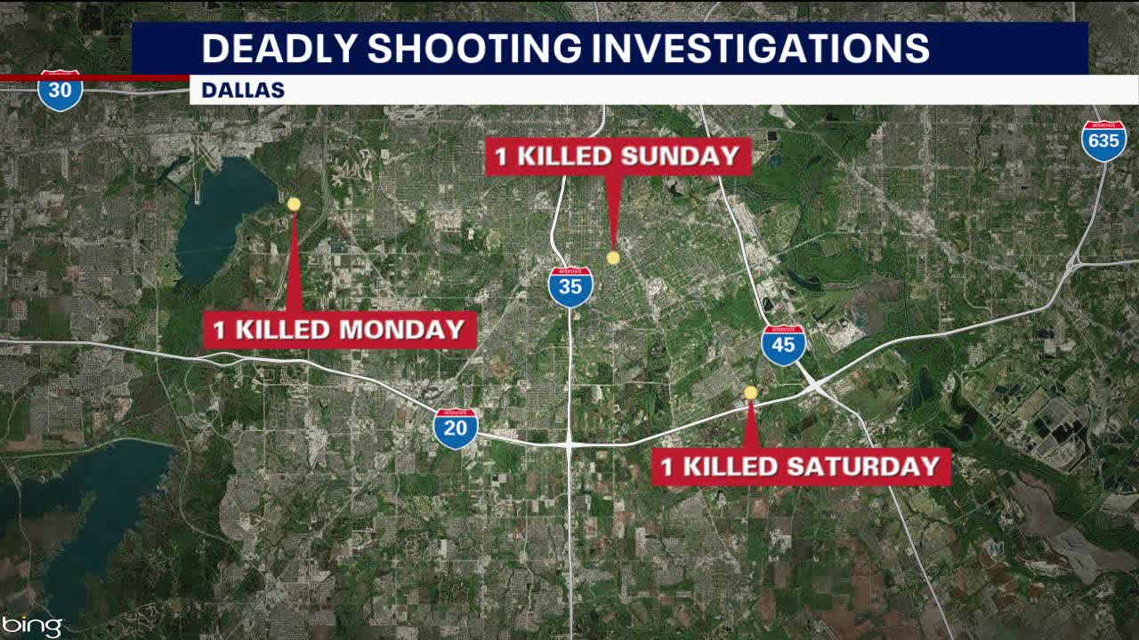 Dallas police investigating series of deadly shootings