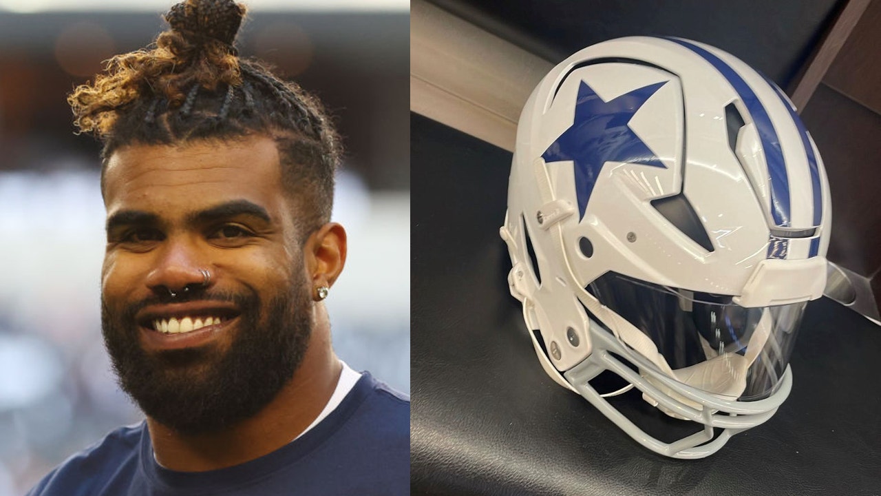 Cowboys throwback hot sale helmet