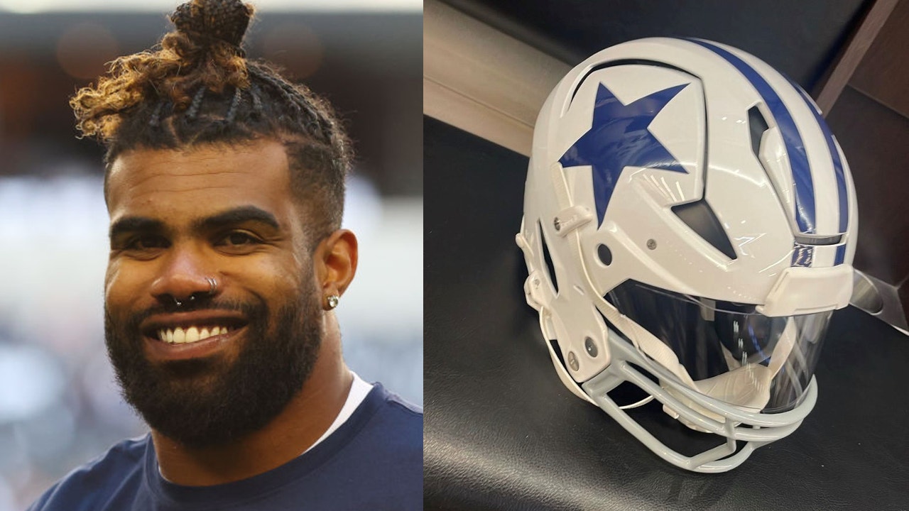 Ezekiel Elliott reveals throwback helmet Cowboys will be wearing on  Thanksgiving 